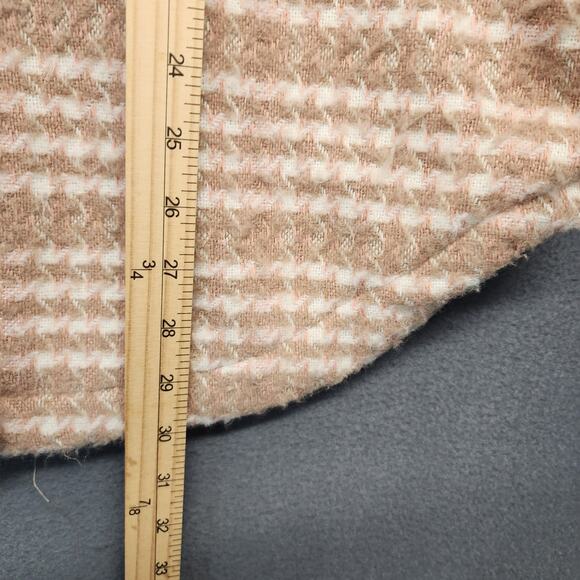 Jade Ivory 26 International Shacket Shirt Jacket Women Large Neutral Houndstooth - Picture 5 of 13